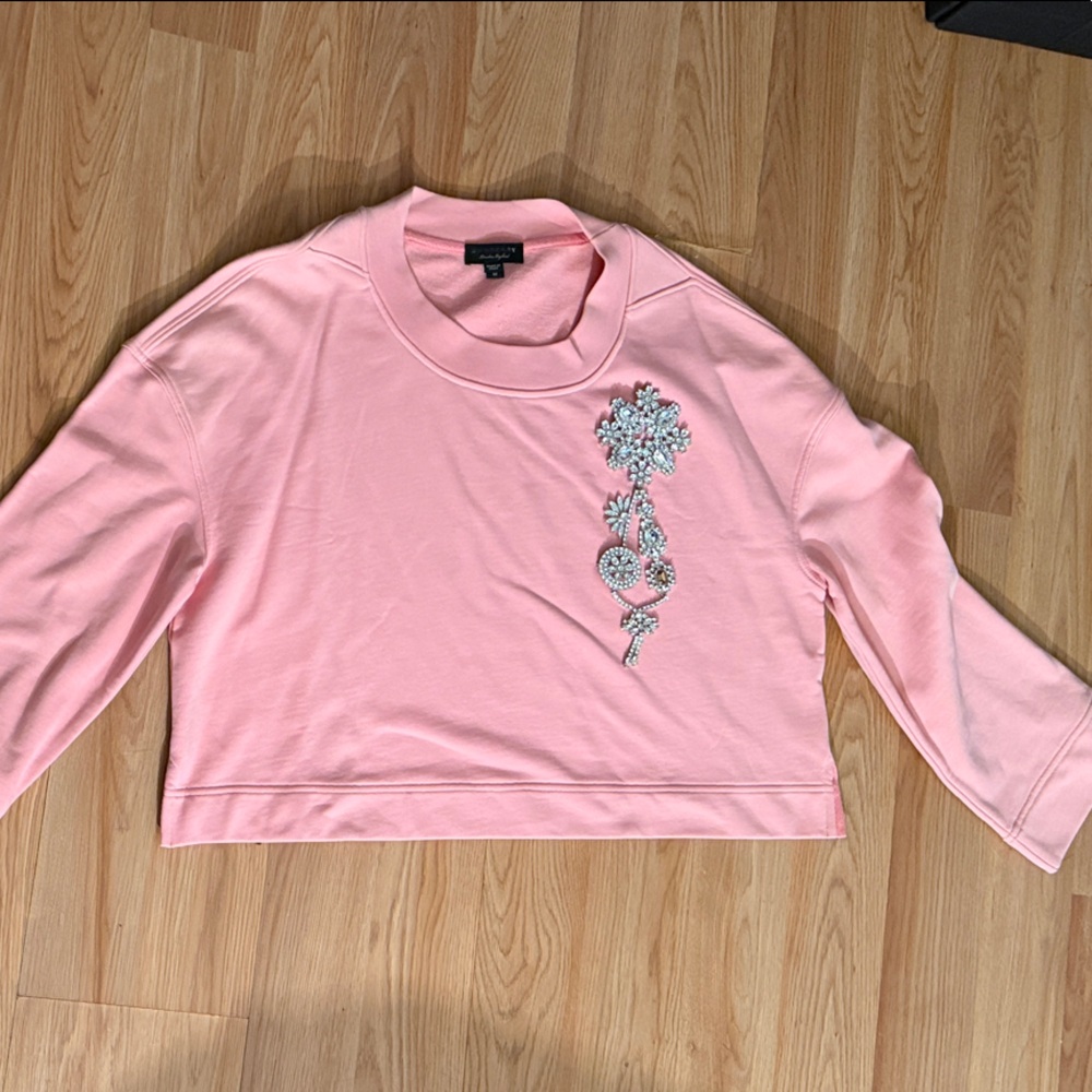 Burberry Pink Crew Neck Sweater
